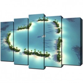 Модульная картина Toplight 80х125см TL-PM0004