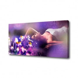 Холст Фиолетовые сны Toplight 50х100х2см TL-H3005