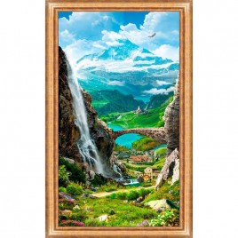 Постер в раме Toplight Пейзаж 59х109х2см TL-P6003