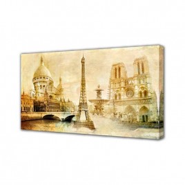 Холст Toplight Коллаж 100х150х3см TL-H3019