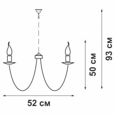 Подвесная люстра Vitaluce V1398/5 - изображение 3 Подвесная люстра Vitaluce V1398/5 - изображение 3