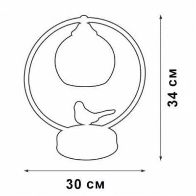 Настольная лампа Vitaluce V1797-0/1L - изображение 3 Настольная лампа Vitaluce V1797-0/1L - изображение 3