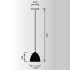 Подвесной светильник Zumaline Pico MD9023-1S(BLACK) - изображение 4 Подвесной светильник Zumaline Pico MD9023-1S(BLACK) - изображение 4
