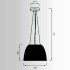 Подвесной светильник Zumaline Filo MD1452-1L(SILVER) - изображение 3 Подвесной светильник Zumaline Filo MD1452-1L(SILVER) - изображение 3