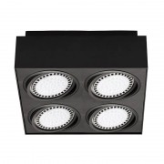 Встраиваемый светильник Zumaline Boxy cl 4 20076-BK