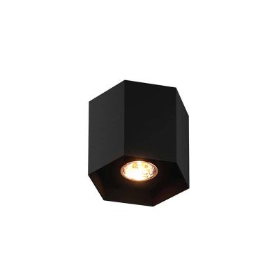 Потолочный светильник Zumaline Polygon cl 1l 20035-BK - изображение 2 Потолочный светильник Zumaline Polygon cl 1l 20035-BK - изображение 2