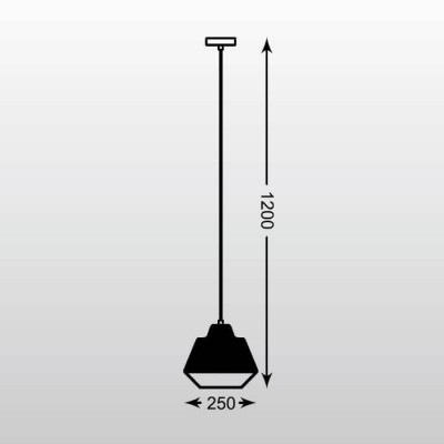 Подвесной светильник Zumaline Wire MD1712-1B-BLACK - изображение 2 Подвесной светильник Zumaline Wire MD1712-1B-BLACK - изображение 2