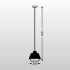 Подвесной светильник Zumaline Wire MD1712-1B-BLACK - изображение 2 Подвесной светильник Zumaline Wire MD1712-1B-BLACK - изображение 2