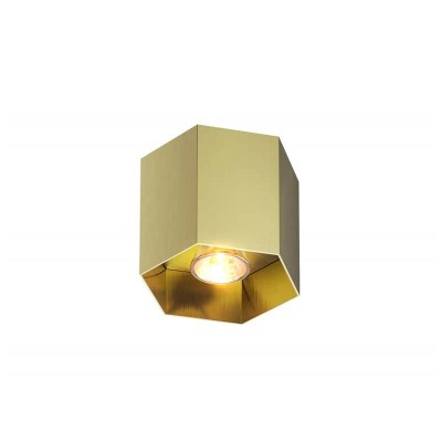 Потолочный светильник Zumaline Polygon cl 1l 20035-GD - изображение 2 Потолочный светильник Zumaline Polygon cl 1l 20035-GD - изображение 2