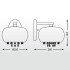Бра Zumaline Vista W0076-01E-F4GR - изображение 3 Бра Zumaline Vista W0076-01E-F4GR - изображение 3