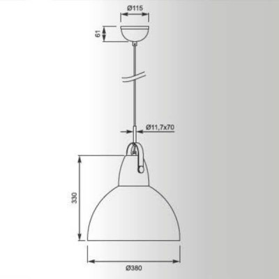 Подвесной светильник Zumaline Cande TS-110611P-BK - изображение 2 Подвесной светильник Zumaline Cande TS-110611P-BK - изображение 2