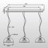 Подвесной светильник Zumaline Antenne TS-120404P-BKGO - изображение 2 Подвесной светильник Zumaline Antenne TS-120404P-BKGO - изображение 2