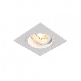 Встраиваемый светильник Zumaline Chuck dl square white 92703