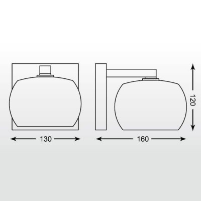 Бра Zumaline Vista W0076-01B-B5GR - изображение 2 Бра Zumaline Vista W0076-01B-B5GR - изображение 2