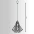 Подвесной светильник Zumaline Skeleton HP1335-BL - изображение 2 Подвесной светильник Zumaline Skeleton HP1335-BL - изображение 2