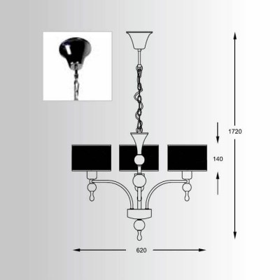 Подвесная люстра Zumaline Jewellery P1550-03A-F4B3 - изображение 2 Подвесная люстра Zumaline Jewellery P1550-03A-F4B3 - изображение 2