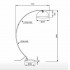 Торшер Zumaline Luzia TS-050402F-BKGO - изображение 2 Торшер Zumaline Luzia TS-050402F-BKGO - изображение 2
