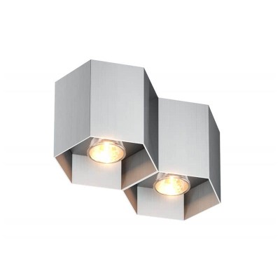 Потолочный светильник Zumaline Polygon cl2 20036-AL - изображение 2 Потолочный светильник Zumaline Polygon cl2 20036-AL - изображение 2