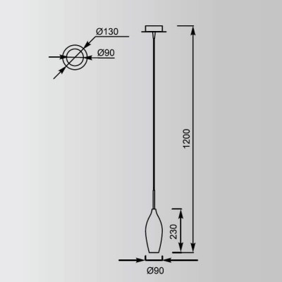 Подвесной светильник Zumaline Champagne MD2101-1W - изображение 3 Подвесной светильник Zumaline Champagne MD2101-1W - изображение 3